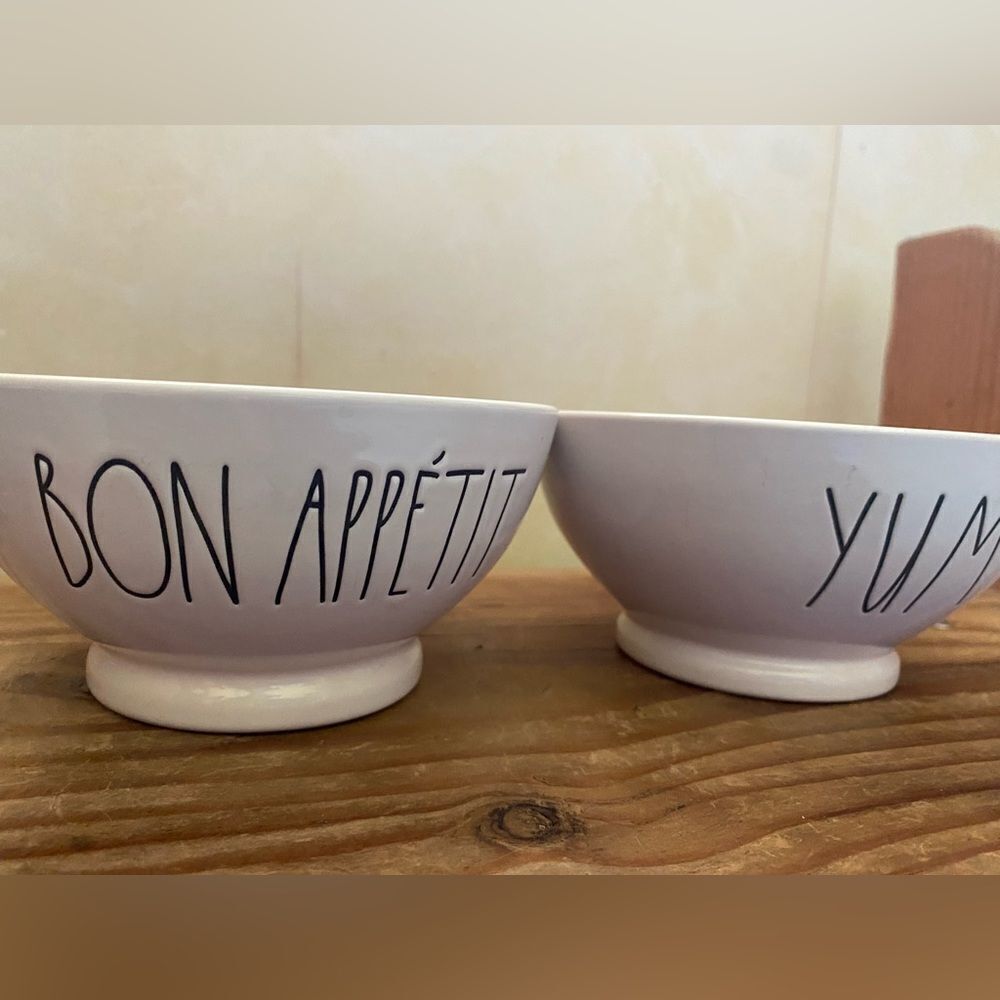 Rae Dunn White Ceramic Bowls Cookware Set